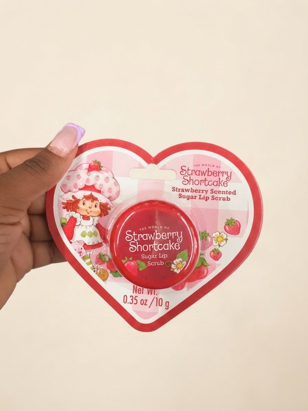 Strawberry Shortcake Sugar Lip Scrub - Red/Pink